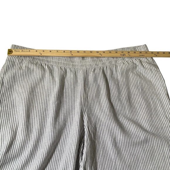 Old Navy High-Rise Linen Blend Pants Size XXL Straight Leg Casual Stretchy Waist - Picture 13 of 15